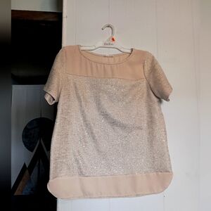 Adrienne Shimmer Blouse Size Medium